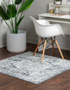 Cambridge Classics Collection Area Rug -  Magdalene (Blue) Square Blue  lifestyle 19