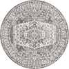 Cambridge Classics Collection Area Rug -  Magdalene (Gray) Round Gray  lifestyle 10