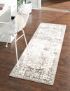 Cambridge Classics Collection Area Rug -  Magdalene (Gray) Runner Gray  lifestyle 15