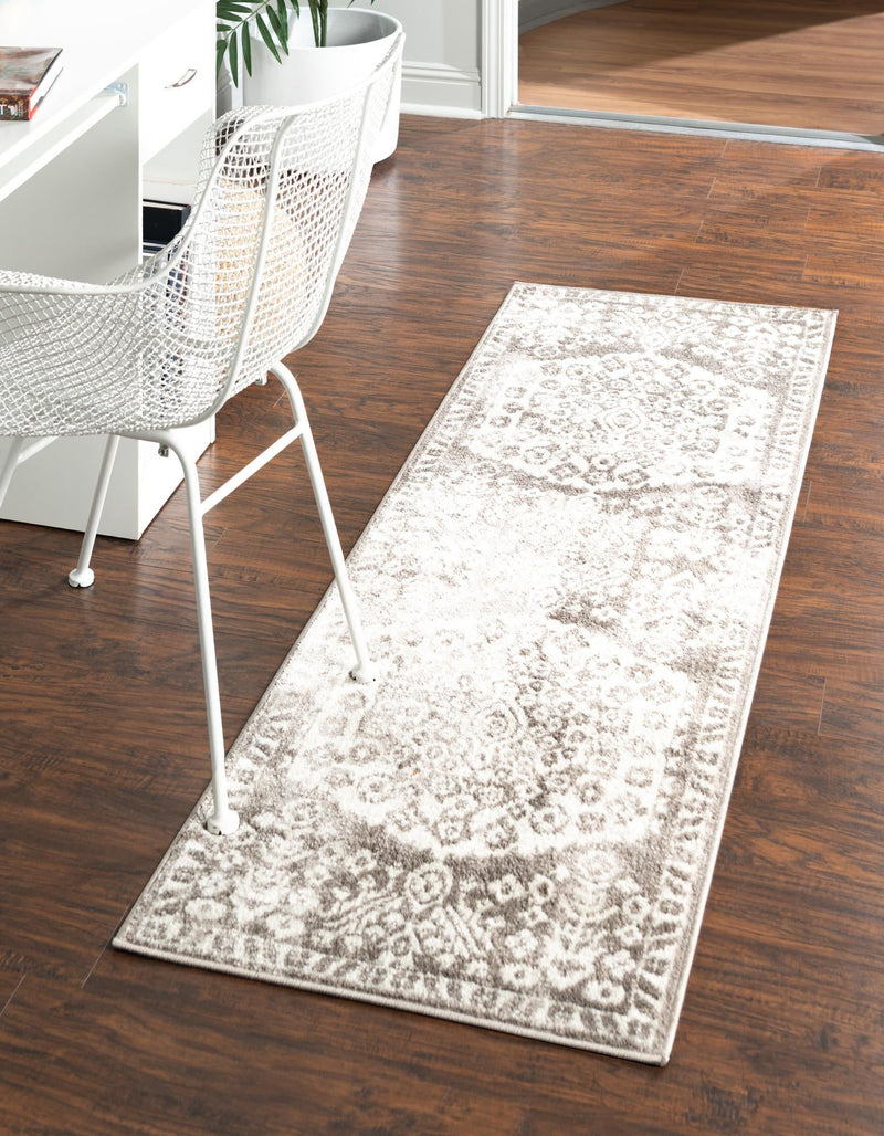 Cambridge Classics Collection Area Rug -  Magdalene (Gray) Runner Gray  lifestyle 15
