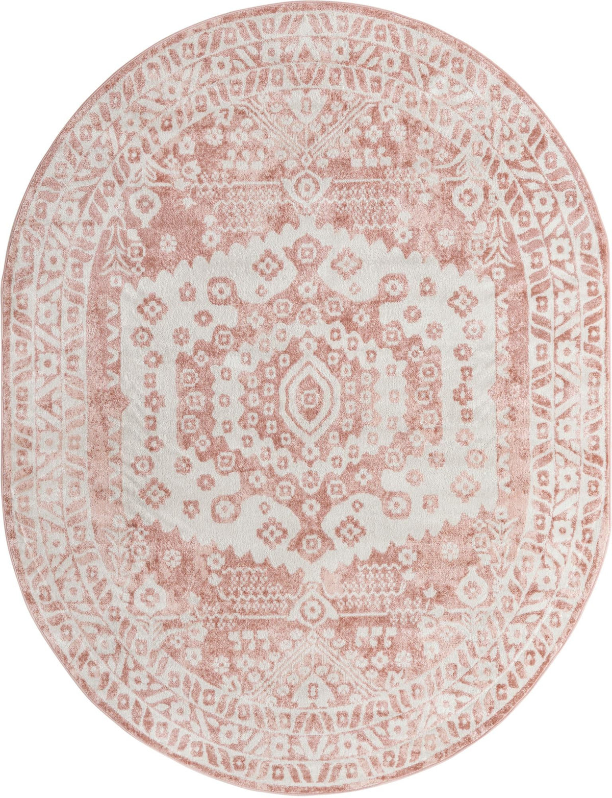 Cambridge Classics Collection Area Rug -  Magdalene (Pink) Oval Pink  lifestyle 9