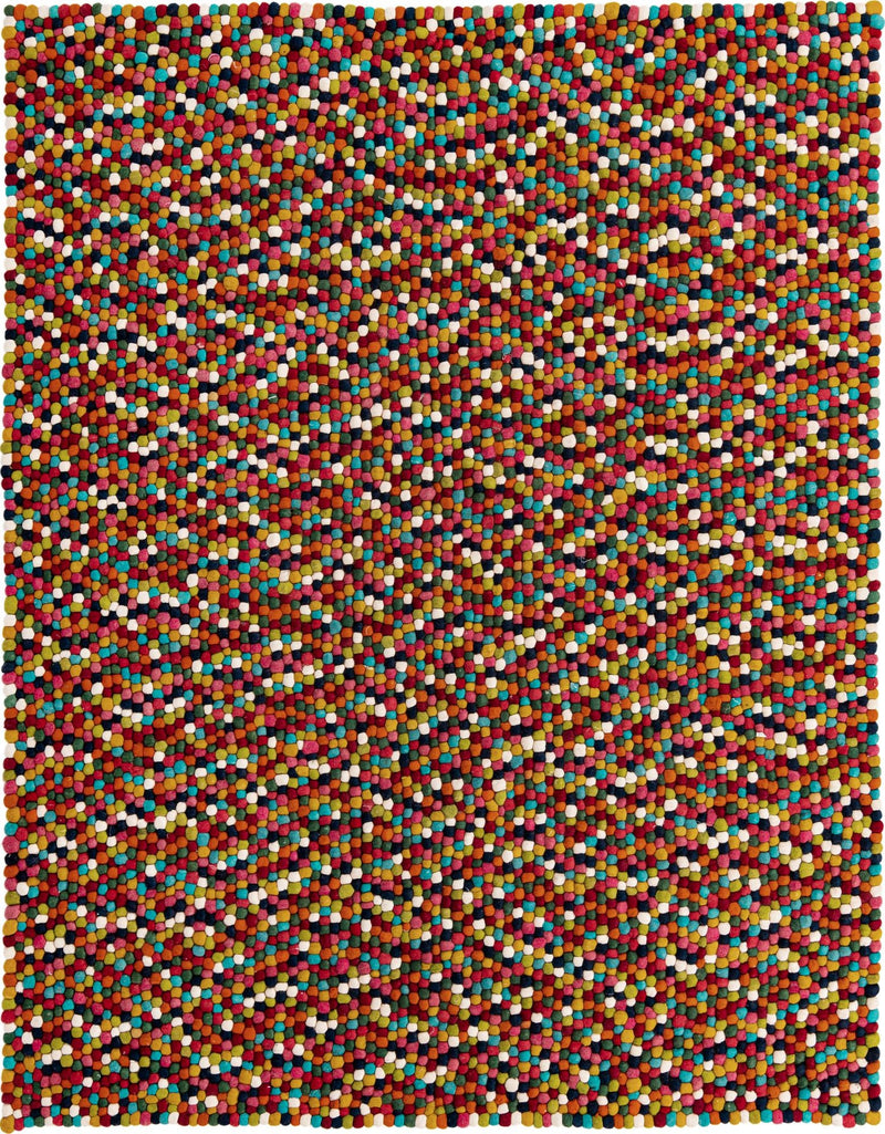 Woolen Sphere Collection Area Rug - Sphereville (Multi) Rectangle Multi  lifestyle 2