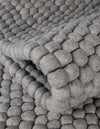 Wool Sphere Alley Collection Area Rug - Sphereville (Gray) Rectangle Gray  lifestyle 5