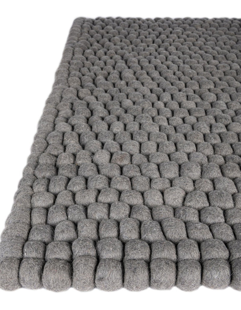 Wool Sphere Alley Collection Area Rug - Sphereville (Gray) Rectangle Gray  lifestyle 6