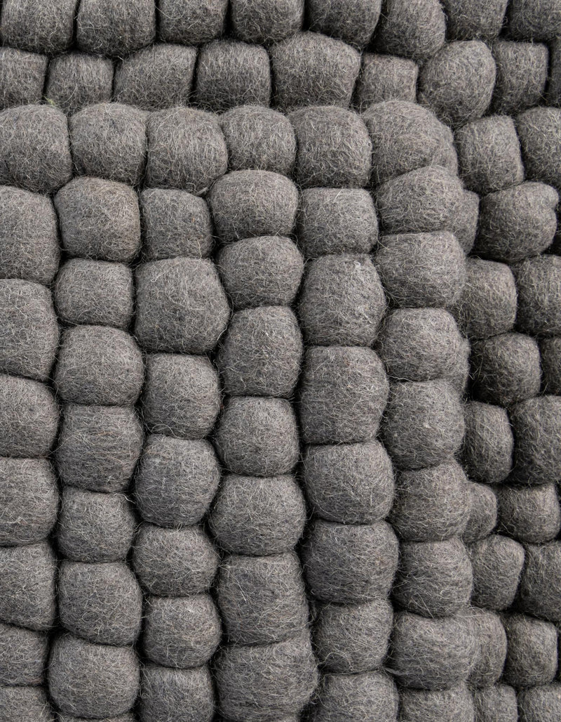 Wool Sphere Alley Collection Area Rug - Sphereville (Gray) Rectangle Gray  lifestyle 8