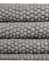 Wool Sphere Alley Collection Area Rug - Sphereville (Gray) Rectangle Gray  lifestyle 13