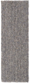 Wool Sphere Alley Collection Area Rug - Sphereville (Gray) Runner Gray  lifestyle 15