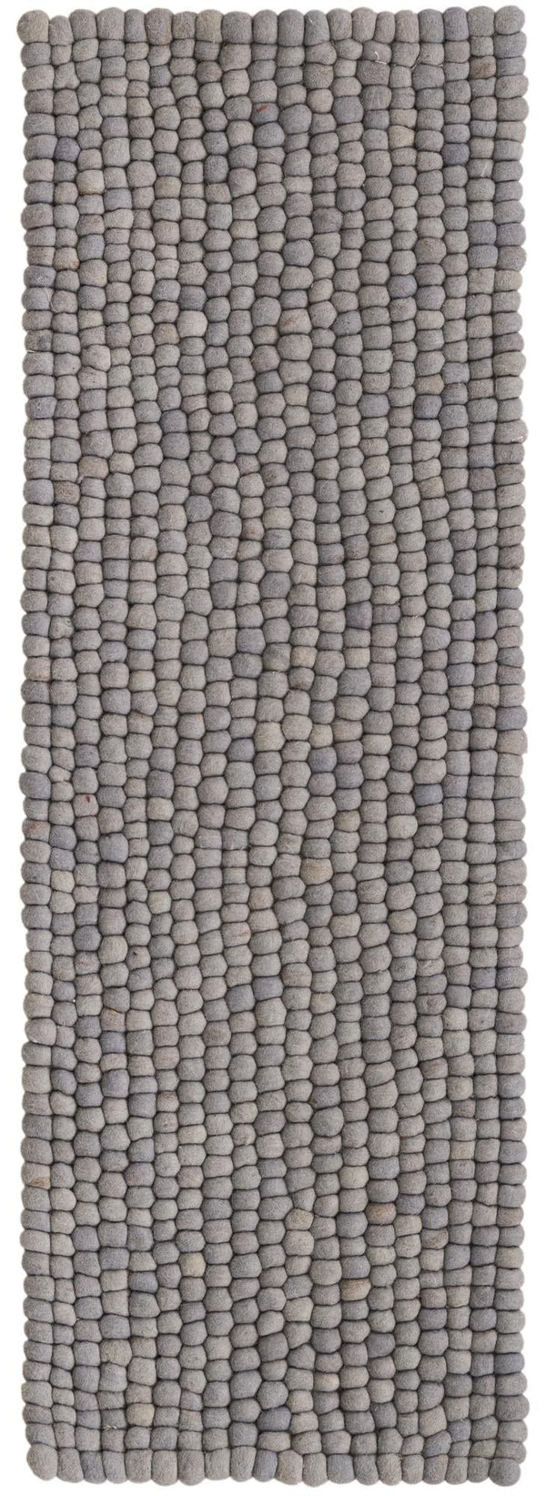 Wool Sphere Alley Collection Area Rug - Sphereville (Gray) Runner Gray  lifestyle 15