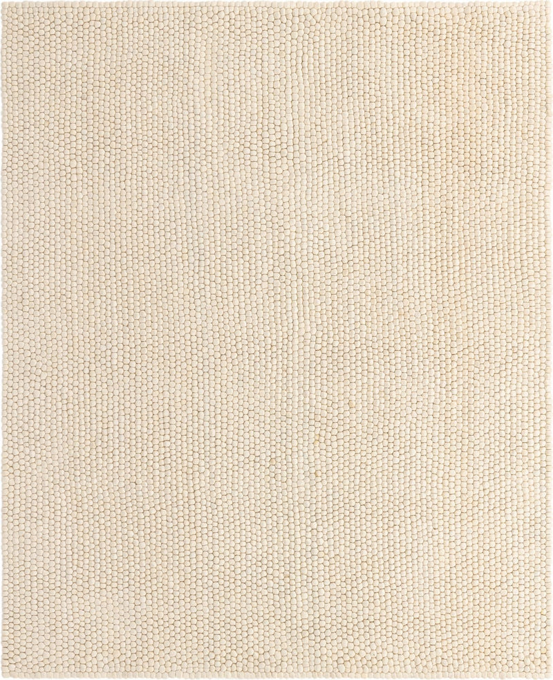 Wool Sphere Alley Collection Area Rug - Sphereville (Ivory) Rectangle Ivory Main