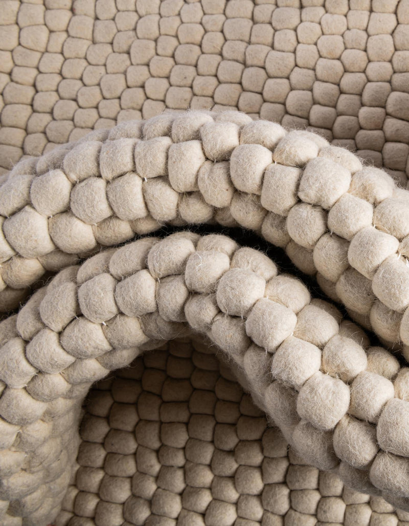 Wool Sphere Alley Collection Area Rug - Sphereville (Ivory) Rectangle Ivory  lifestyle 7