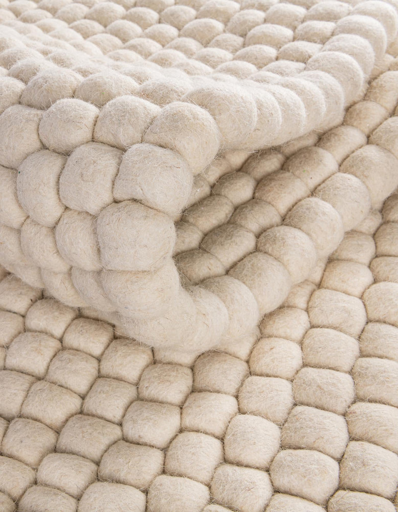 Wool Sphere Alley Collection Area Rug - Sphereville (Ivory) Rectangle Ivory  lifestyle 12