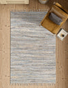 Osian Looms Collection Area Rug - Capri Rectangle Blue  lifestyle 26