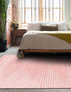 Thar Cotton Collection Area Rug - Jaisalmer (Rose) Rectangle Rose  lifestyle 12
