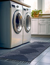 Thar Cotton Collection Area Rug - Jaisalmer (Navy Blue) Runner Navy Blue  lifestyle 38