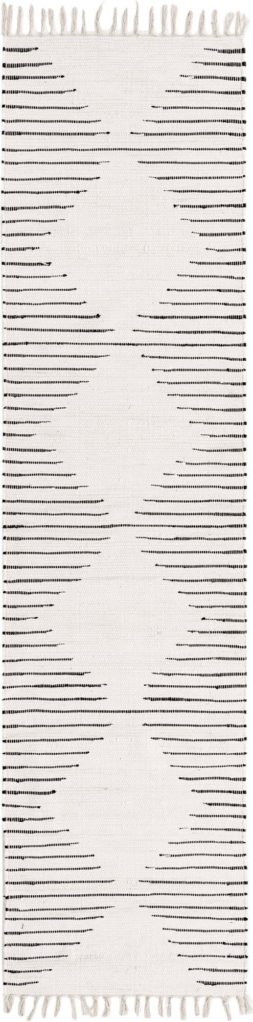 Thar Cotton Collection Area Rug - Jaisalmer Runner White  lifestyle 43