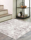 Luminara Sands Collection Area Rug - Serenity (Stone Gray) Square Stone Gray  lifestyle 27