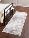 Luminara Sands Collection Area Rug - Serenity (Stone Gray) Runner Stone Gray  lifestyle 24