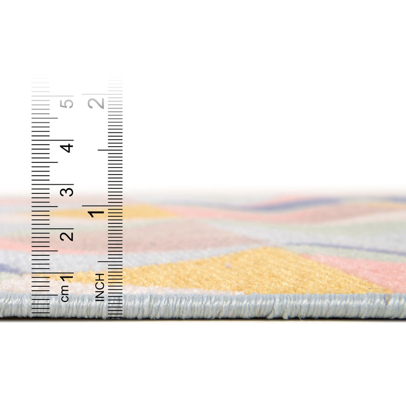 Lagoon Oasis Collection Area Rug - Coral Rectangle Multi  lifestyle 5