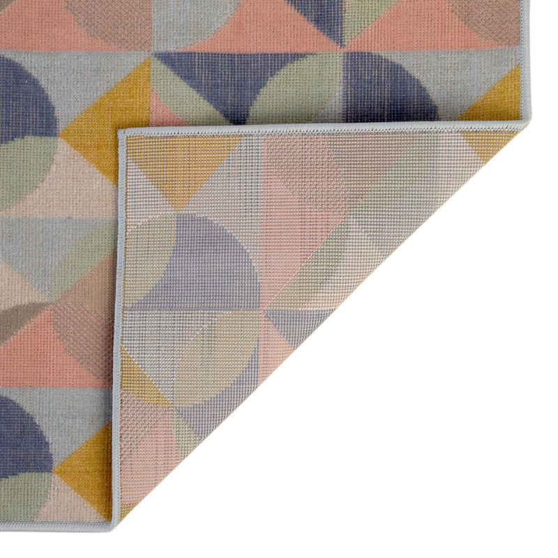 Lagoon Oasis Collection Area Rug - Coral Rectangle Multi  lifestyle 9