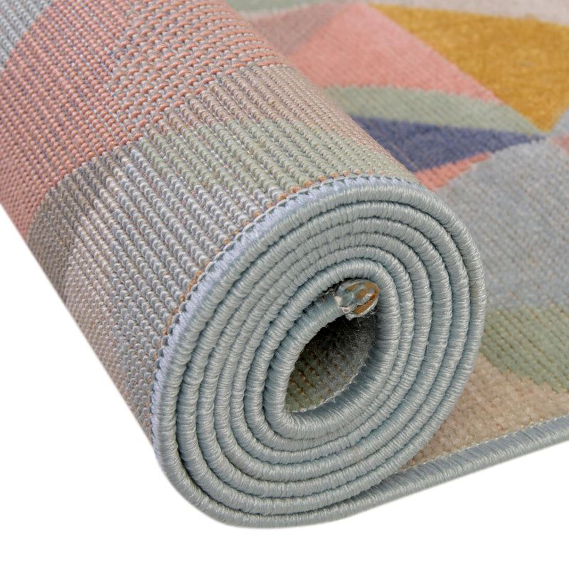 Lagoon Oasis Collection Area Rug - Coral Rectangle Multi  lifestyle 12