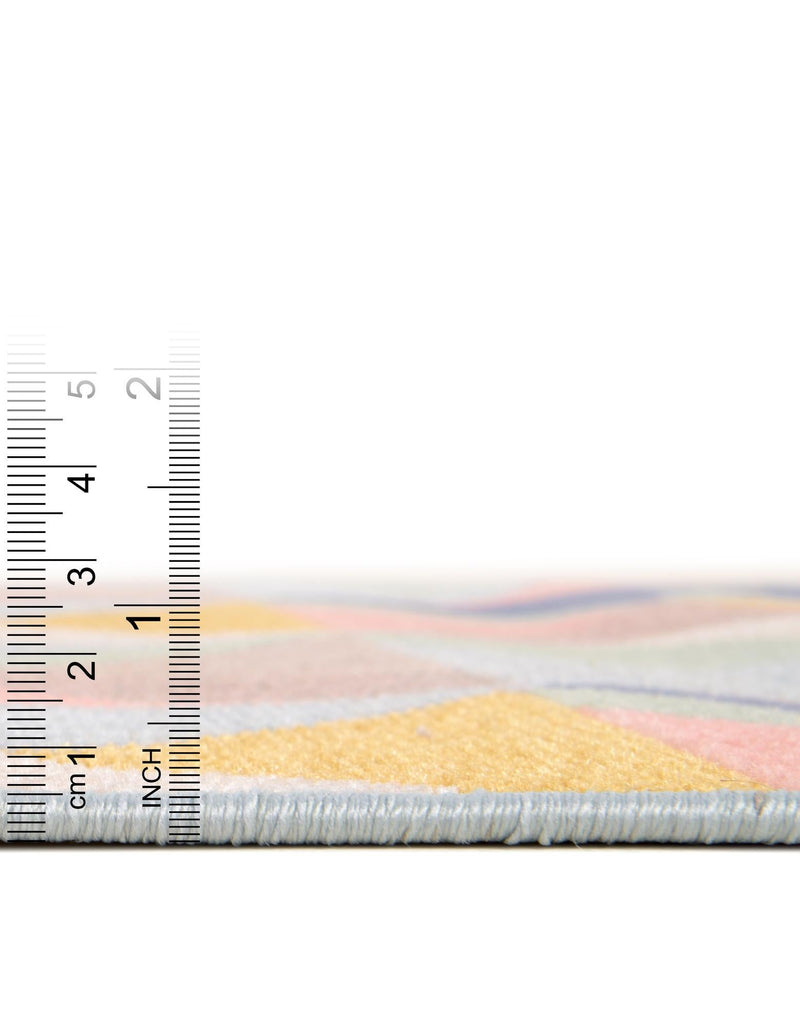 Lagoon Oasis Collection Area Rug - Coral Oval Multi  lifestyle 30