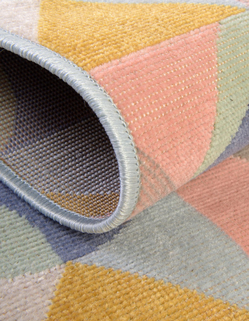 Lagoon Oasis Collection Area Rug - Coral Oval Multi  lifestyle 35