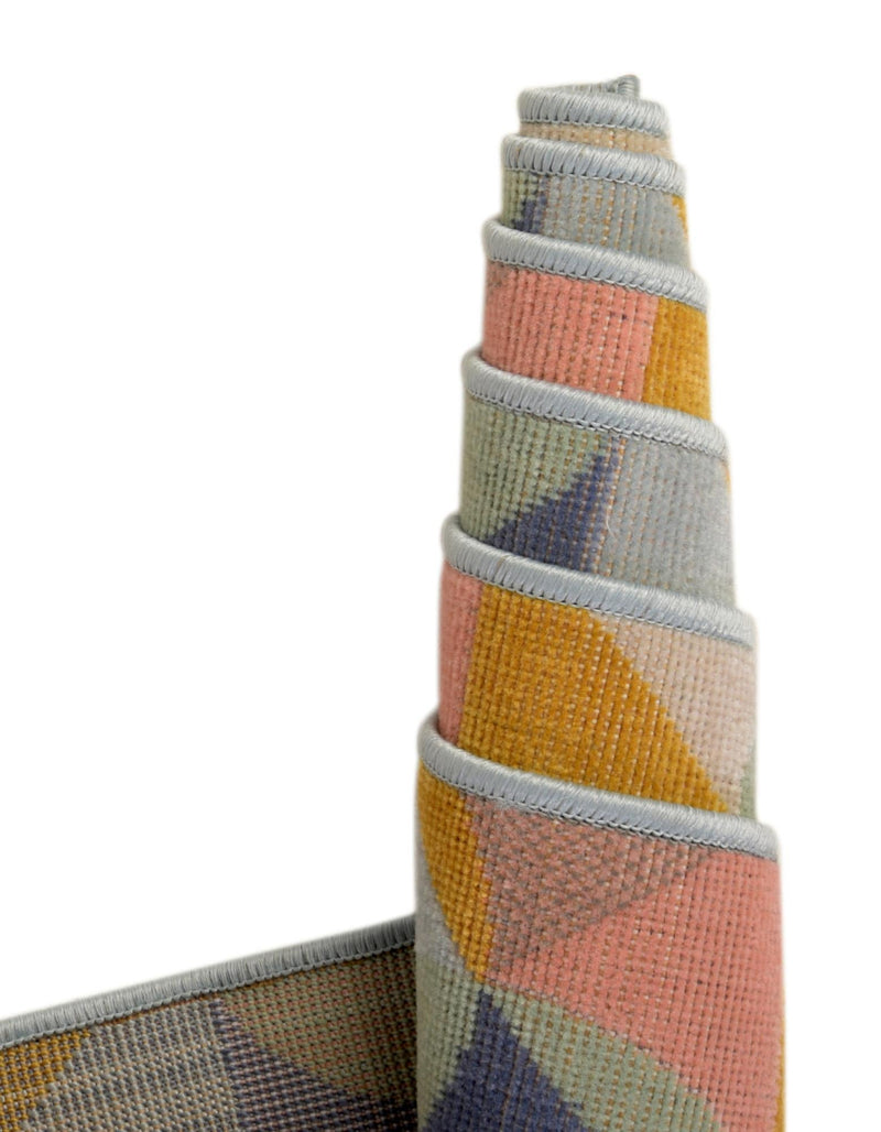 Lagoon Oasis Collection Area Rug - Coral Oval Multi  lifestyle 60