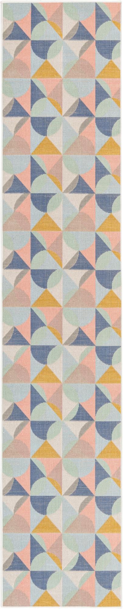 Lagoon Oasis Collection Area Rug - Coral Runner Multi  lifestyle 18