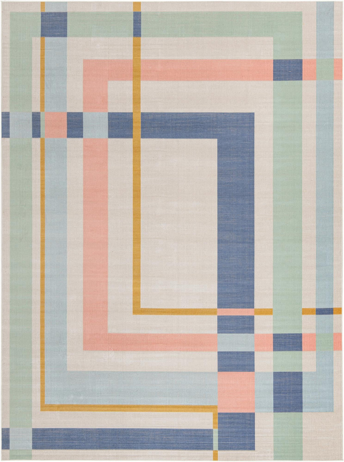 Lagoon Oasis Collection Area Rug -  Reef Rectangle Multi  lifestyle 2