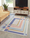 Lagoon Oasis Collection Area Rug -  Reef Rectangle Multi  lifestyle 2