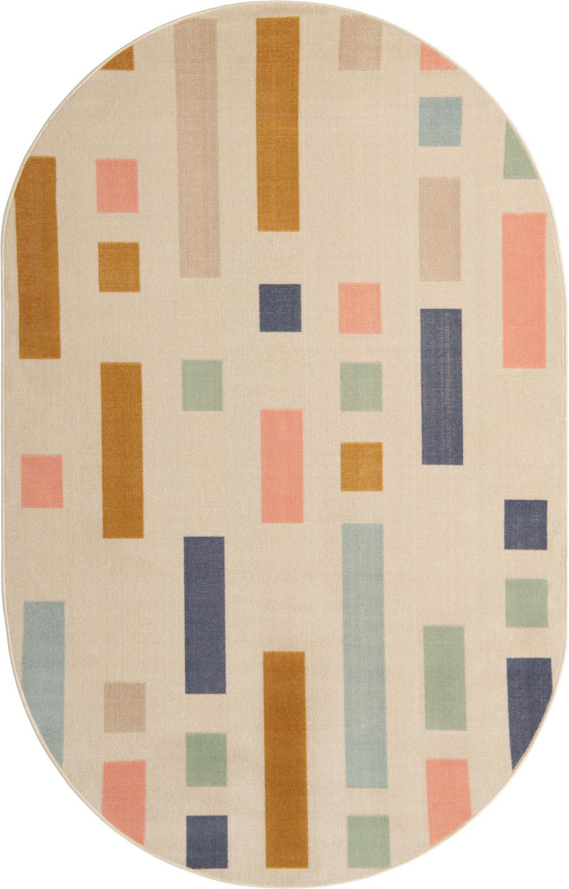 Lagoon Oasis Collection Area Rug -  Marina Oval Multi  lifestyle 15