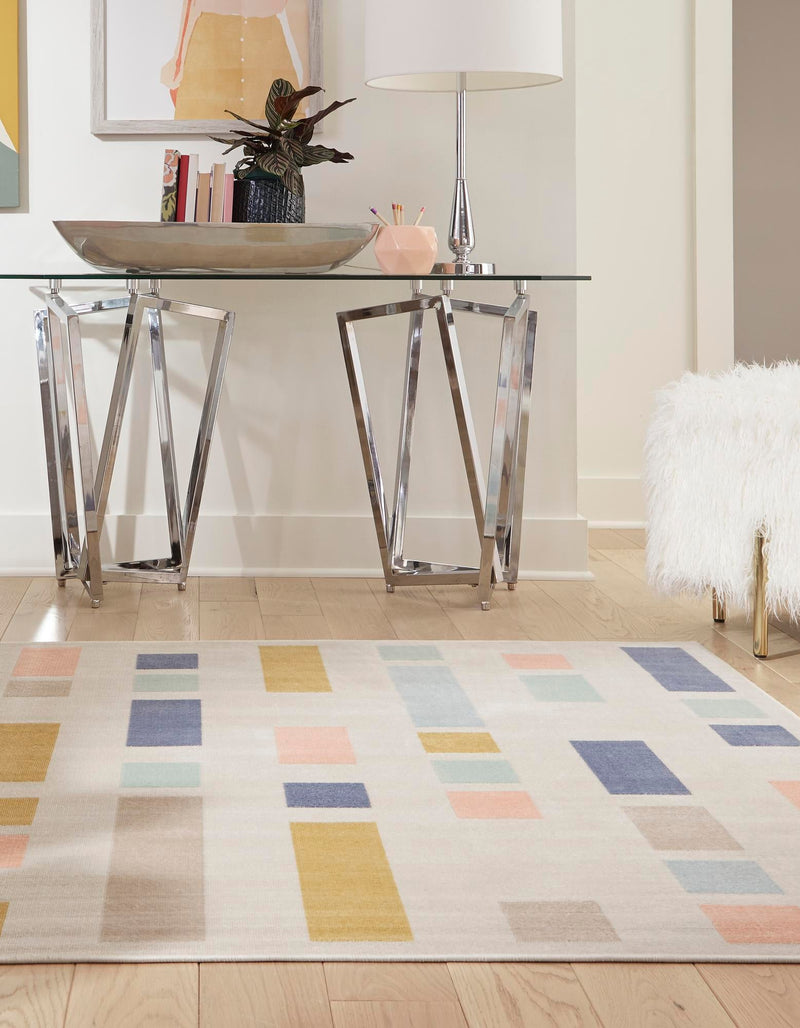 Lagoon Oasis Collection Area Rug -  Marina Square Multi  lifestyle 24