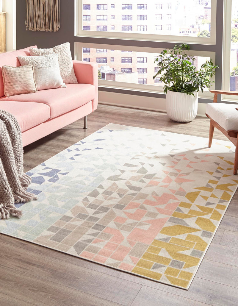 Lagoon Oasis Collection Area Rug -  Tidepool Rectangle Multi  lifestyle 2