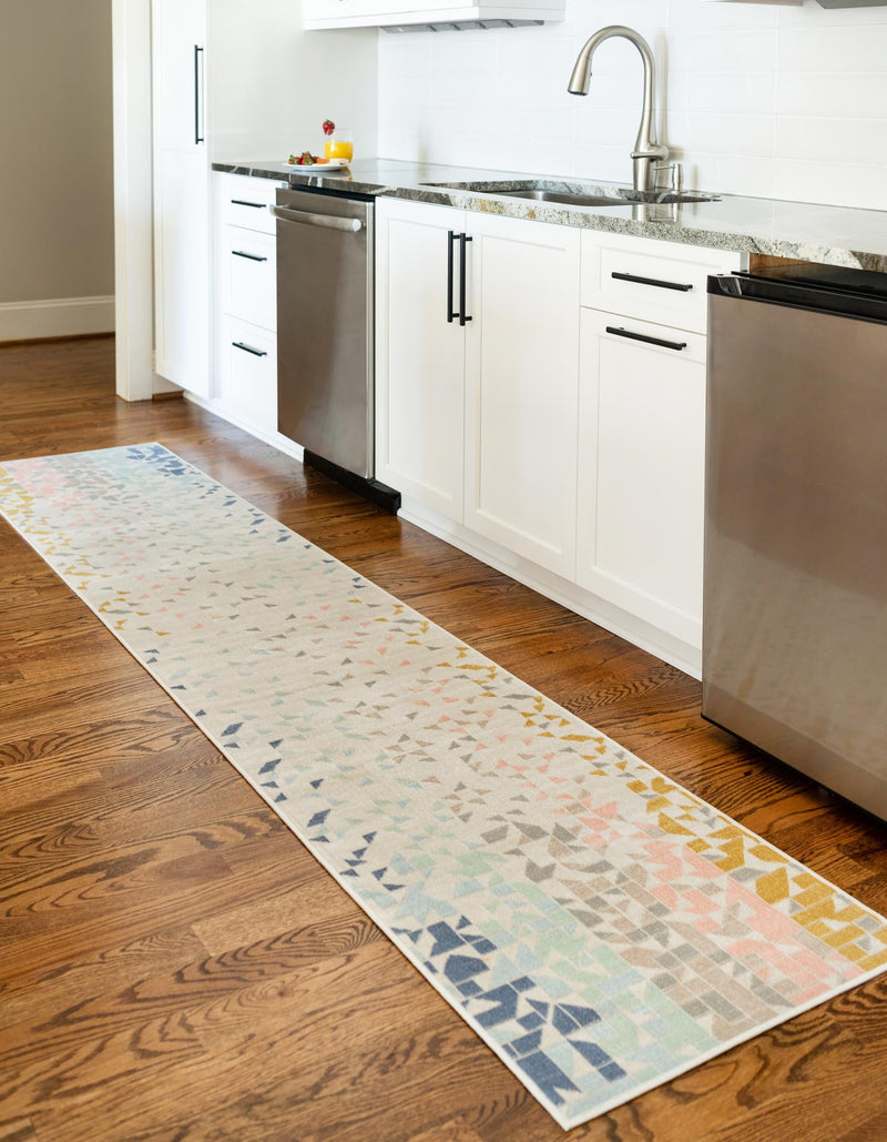 Lagoon Oasis Collection Area Rug -  Tidepool Runner Multi  lifestyle 23