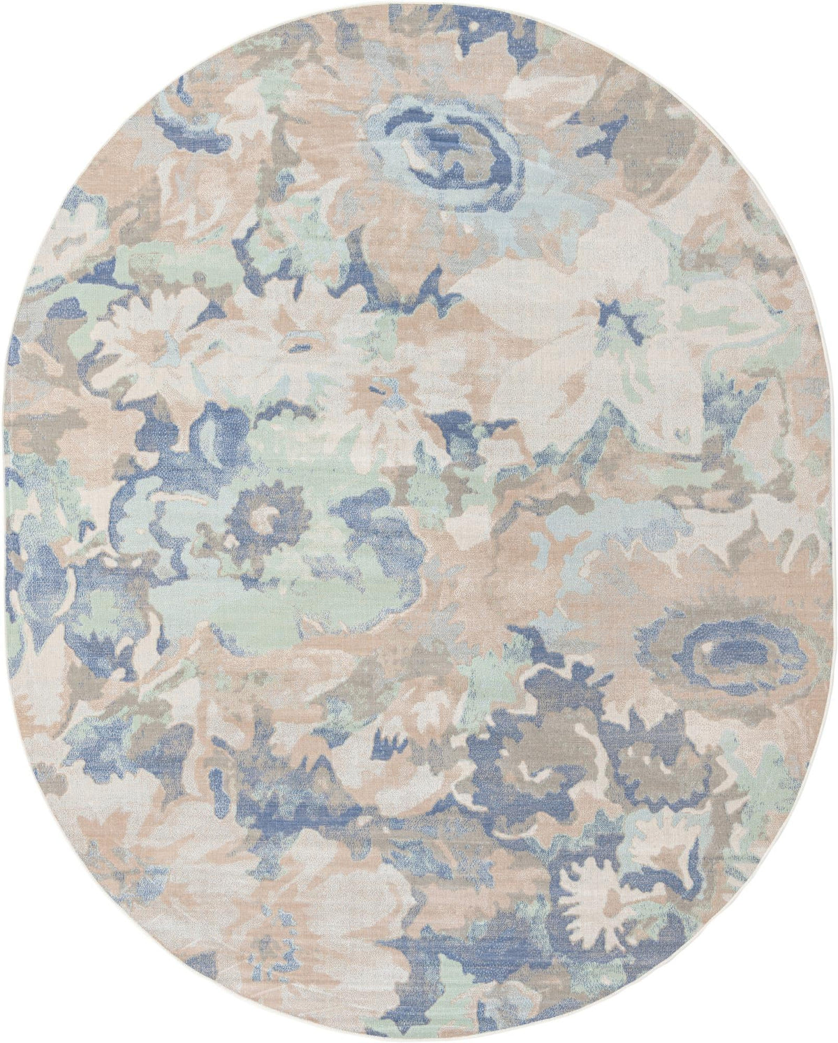 Lagoon Oasis Collection Area Rug -  Atoll Oval Blue  lifestyle 23