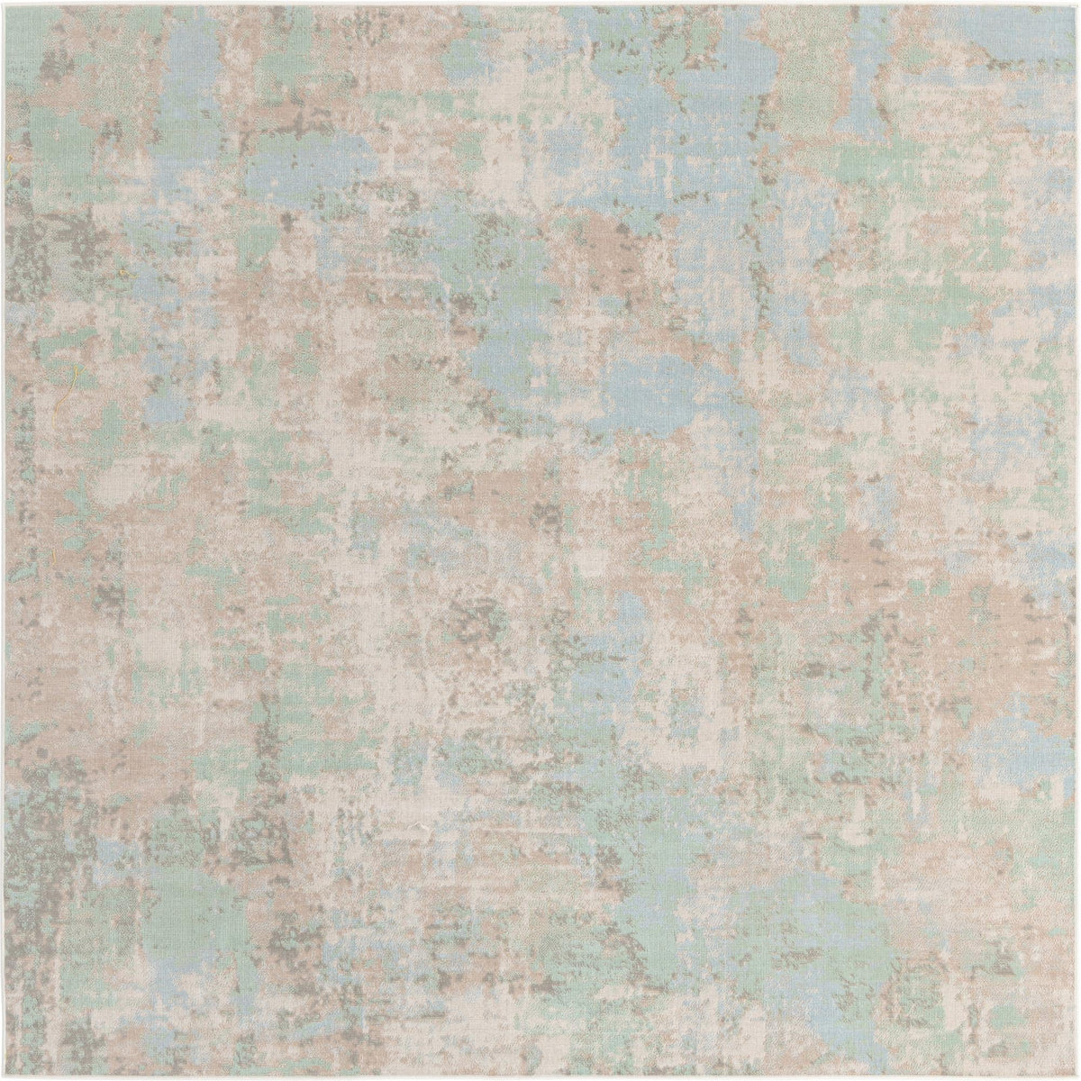 Lagoon Oasis Collection Area Rug -  Seagrass Square Teal  lifestyle 68