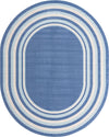 Lagoon Oasis Collection Area Rug -  Harbor Oval Blue  lifestyle 40