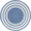 Lagoon Oasis Collection Area Rug -  Harbor Round Blue  lifestyle 32