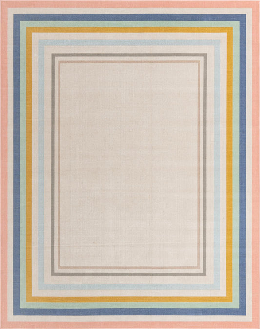 Lagoon Oasis Collection Area Rug -  Harbor Rectangle Multi  lifestyle 2