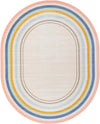 Lagoon Oasis Collection Area Rug -  Harbor Oval Multi  lifestyle 35