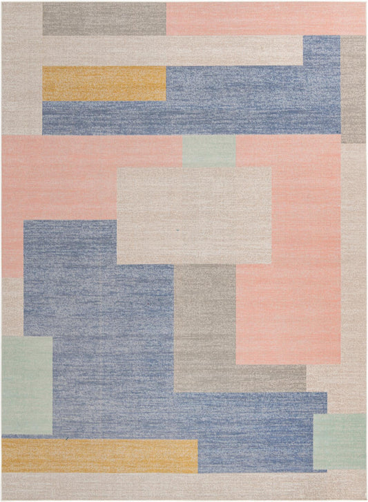 Lagoon Oasis Collection Area Rug -  Driftwood Rectangle Multi Main