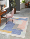 Lagoon Oasis Collection Area Rug -  Driftwood Rectangle Multi  lifestyle 2