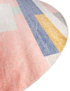 Lagoon Oasis Collection Area Rug -  Driftwood Oval Multi  lifestyle 37