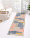 Lagoon Oasis Collection Area Rug -  Driftwood Runner Multi  lifestyle 24