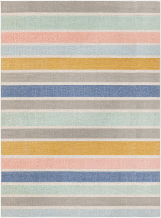 Lagoon Oasis Collection Area Rug -  Pelagic Rectangle Multi  lifestyle 2