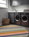Lagoon Oasis Collection Area Rug -  Pelagic Round Multi  lifestyle 41