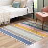 Lagoon Oasis Collection Area Rug -  Pelagic Square Multi  lifestyle 87