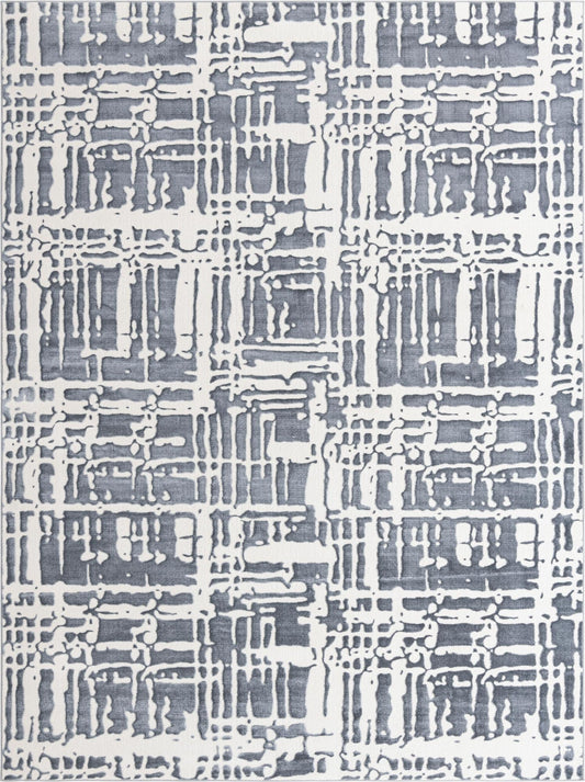 Verona Elegance Collection Area Rug - Bardolino Rectangle Gray Main