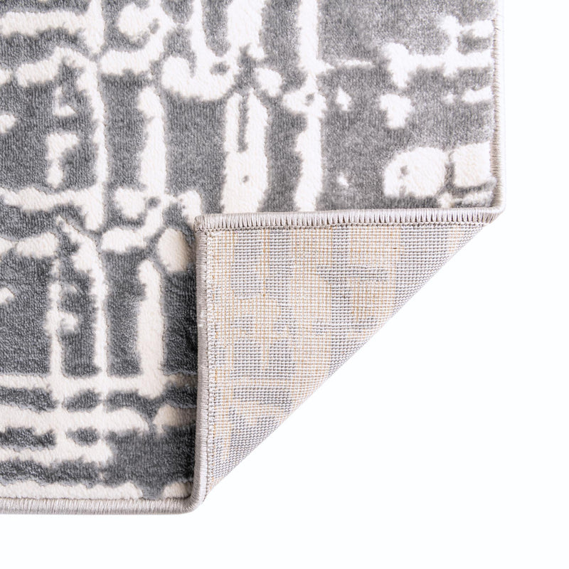 Verona Elegance Collection Area Rug - Bardolino Rectangle Gray  lifestyle 8