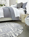 Verona Elegance Collection Area Rug - Bardolino Round Gray  lifestyle 41